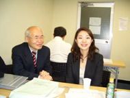 酒巻教授と岩澤さん
